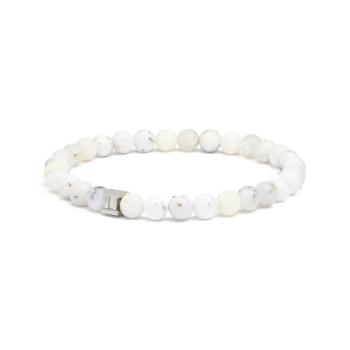 Armband mit 6 mm Opalstein - Snow 6mm